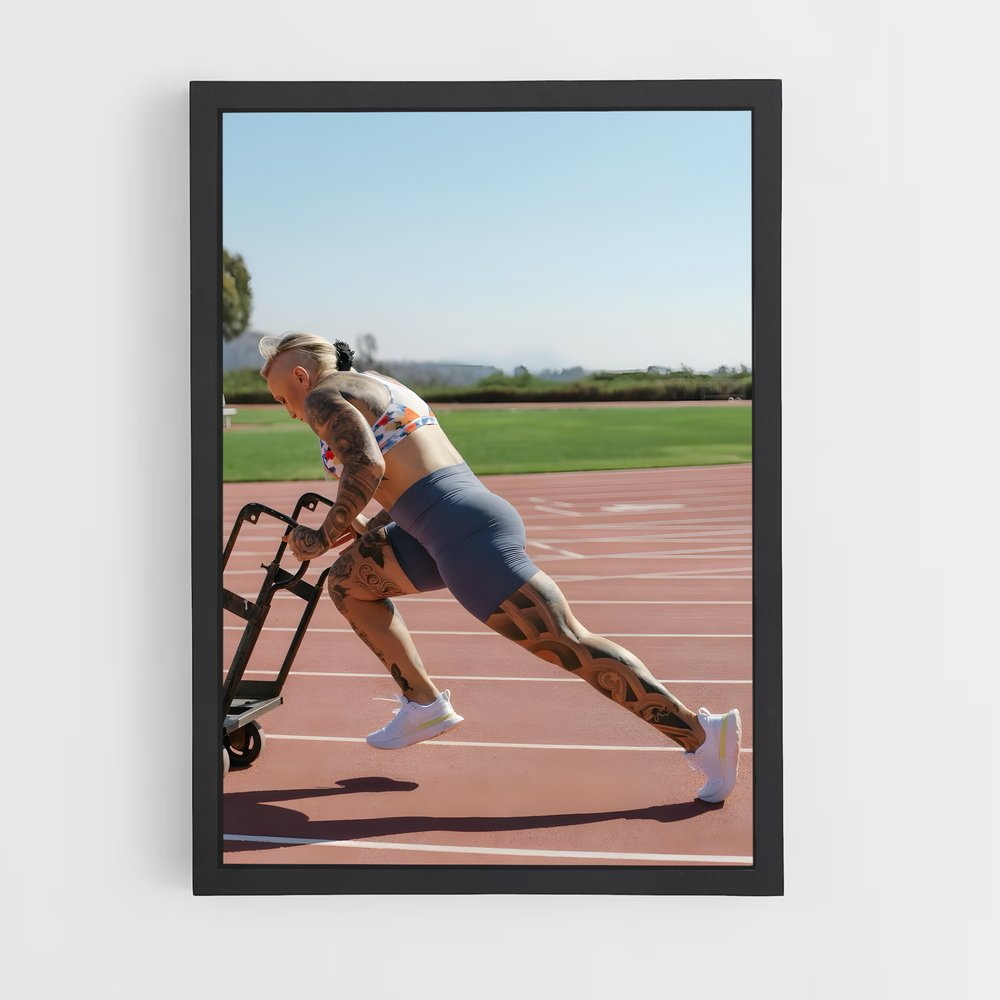 Poster Piste de Glisse – affiche Bobsleigh (vue 2)